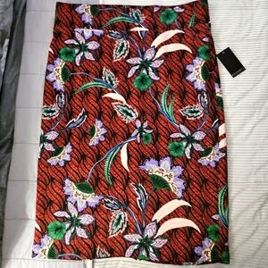 Eloquii Floral Patterned Pencil Skirt NWT Size 16